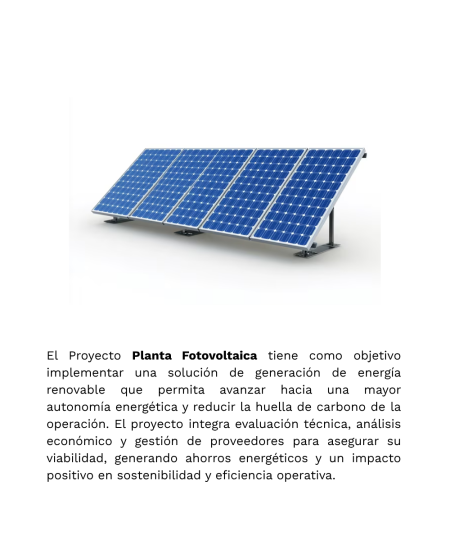 4 planta fotovoltaica